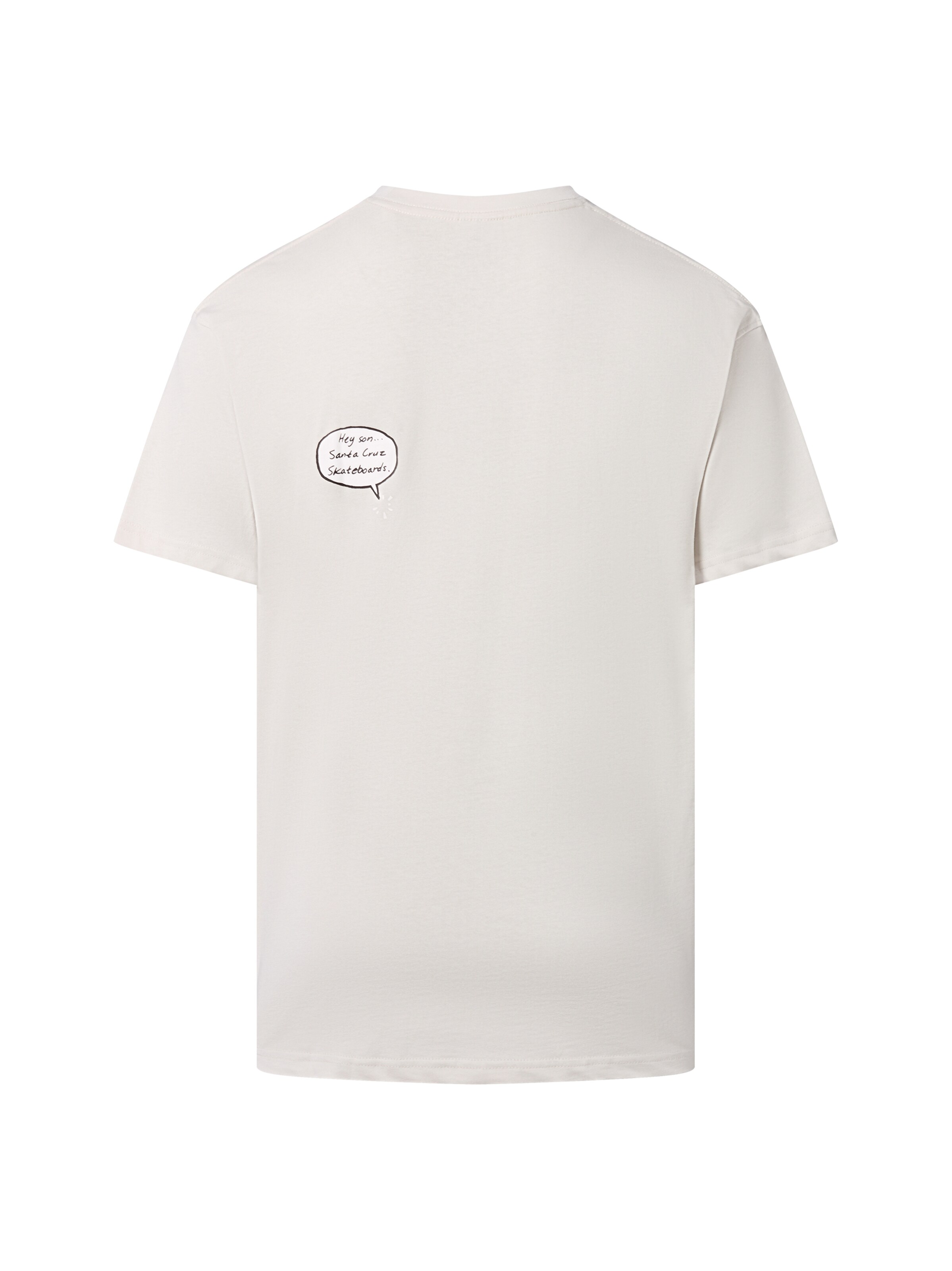 Santa Cruz Shirt ' Dressen Laugh It Up ' in Beige