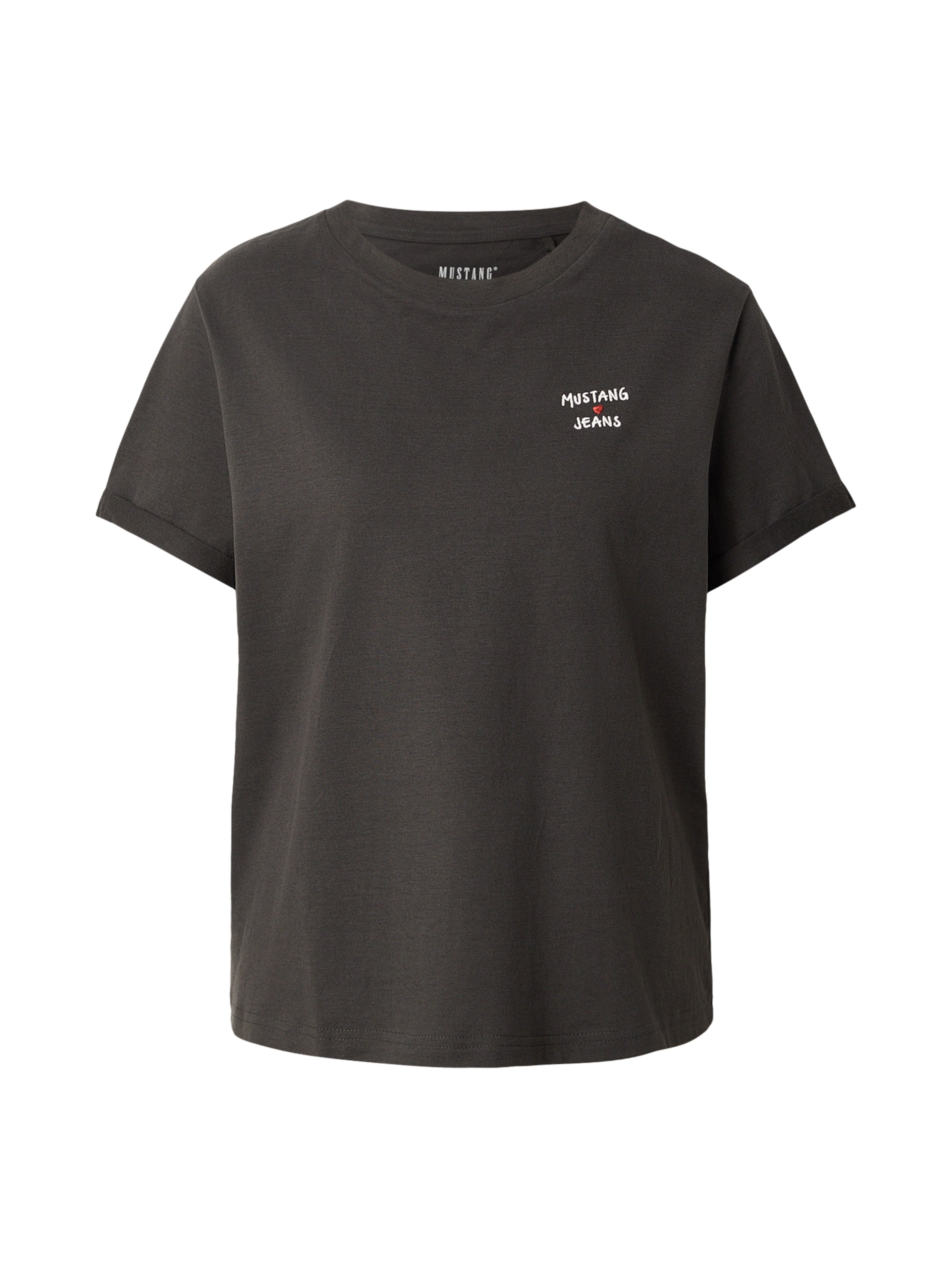 MUSTANG Paita 'Monroe' värissä musta: etupuoli