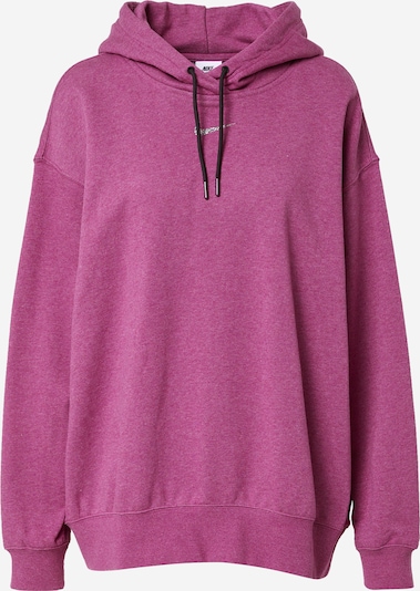 Nike Sportswear Sweatshirt in rotviolett / silber, Produktansicht