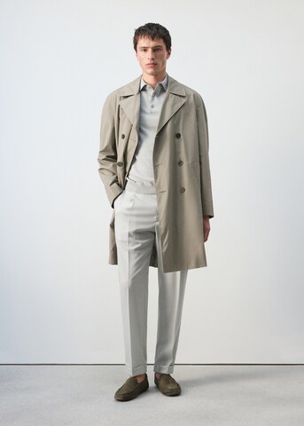 MANGO MAN Between-Seasons Coat 'Romeo' in Grey