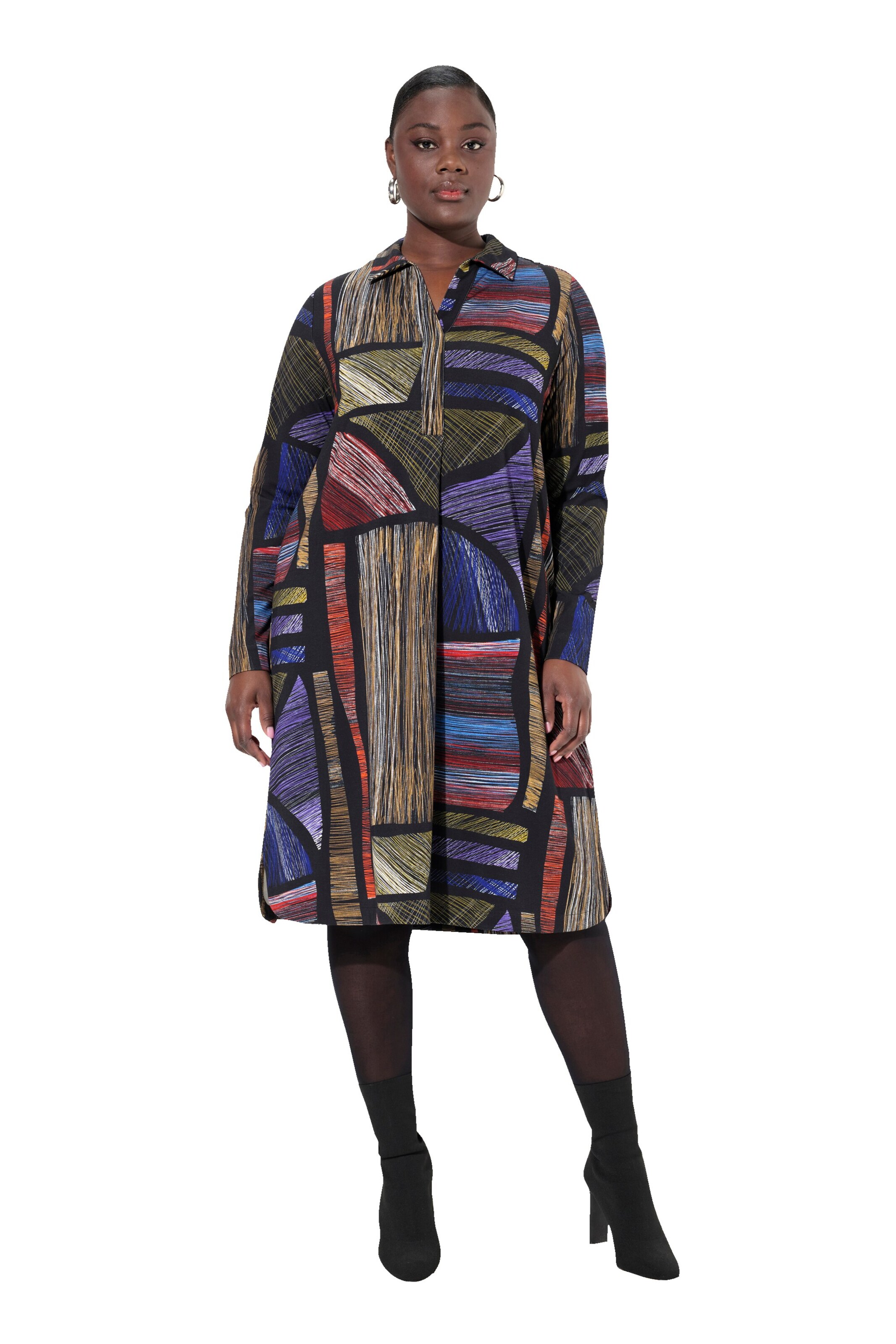 Ulla Popken Blousejurk in Gemengde kleuren