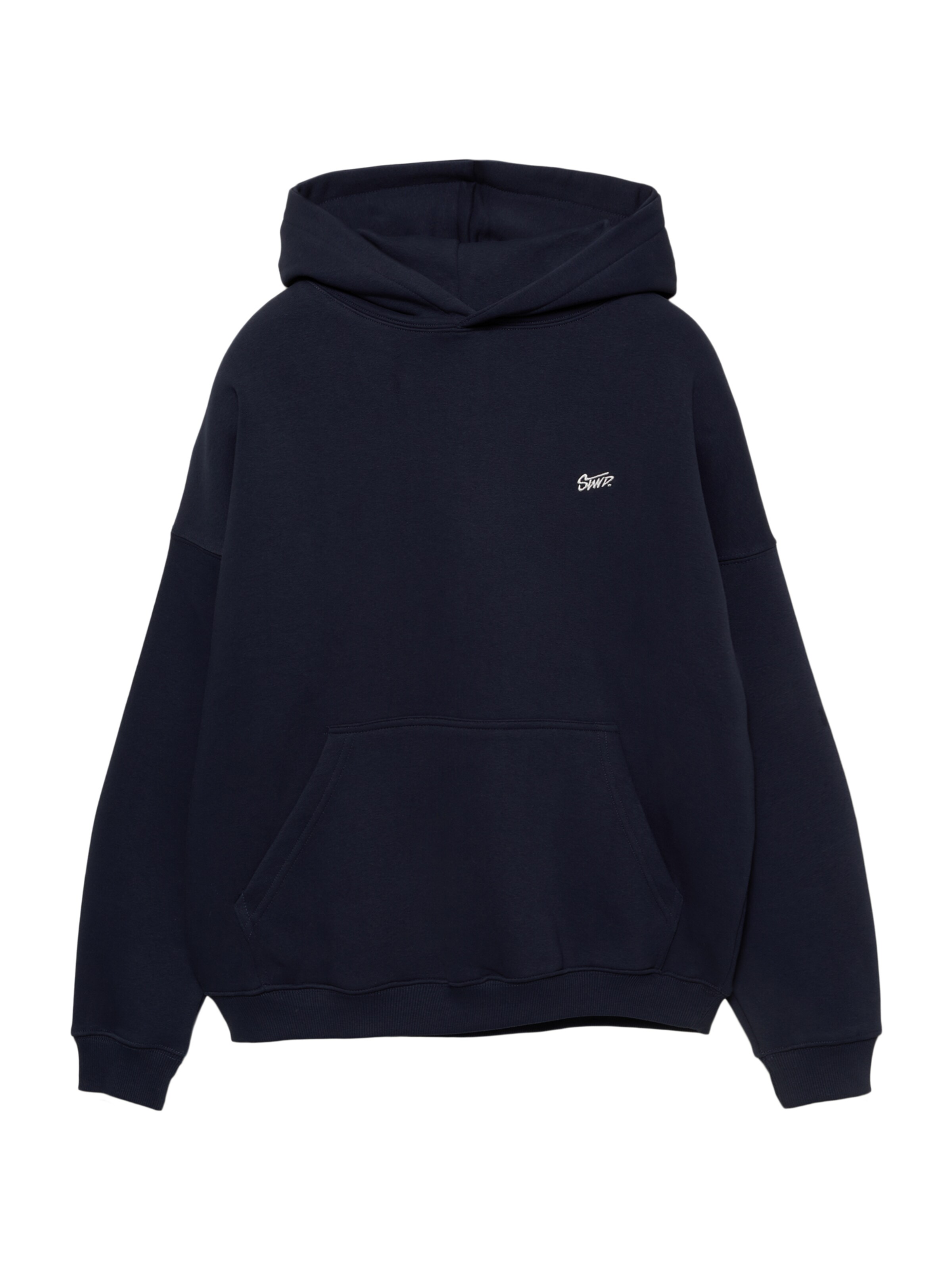 Pull&Bear Суичър 'STWD' в синьо: отпред