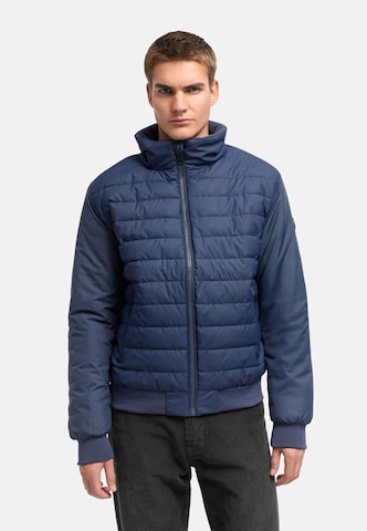 STONE HARBOUR Weatherproof jacket ' Eliaam XX ' in Blue: front