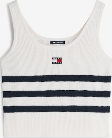 Tommy Jeans Sticktop in Weiß: Vorderseite