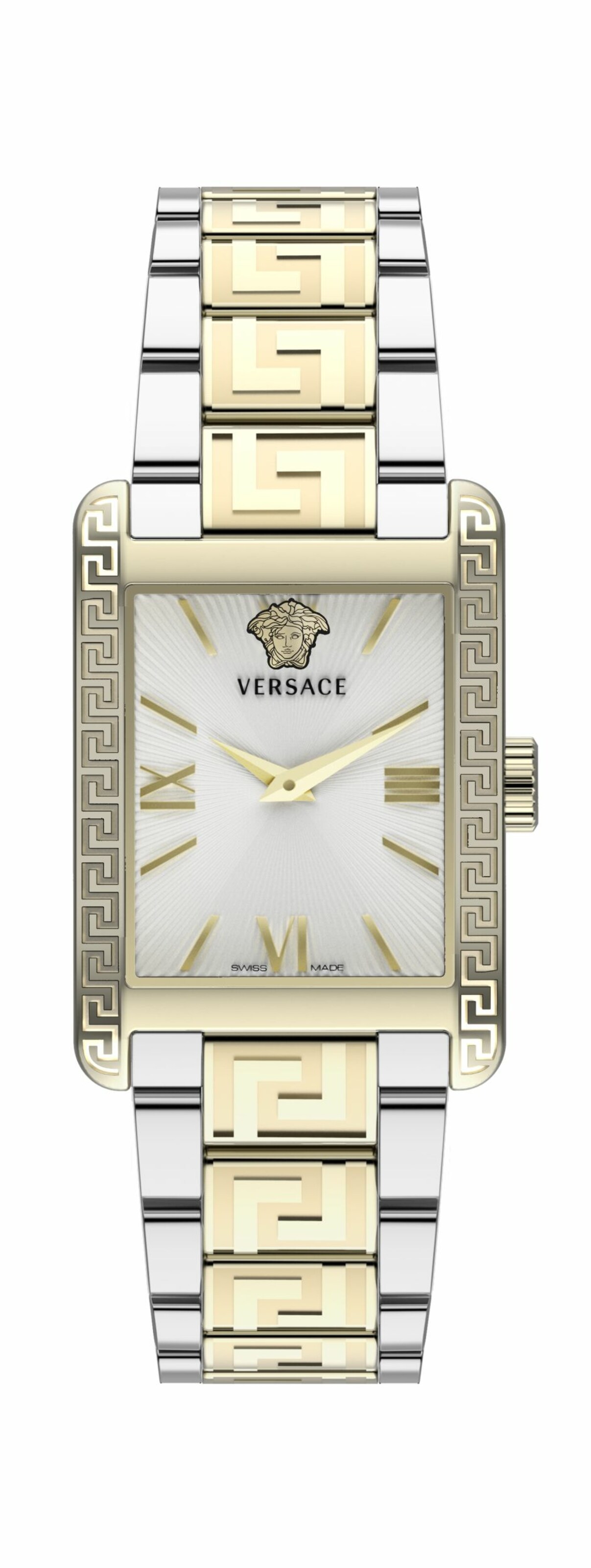 VERSACE Analog watch in One Size in Gold / Silver / White, Item view