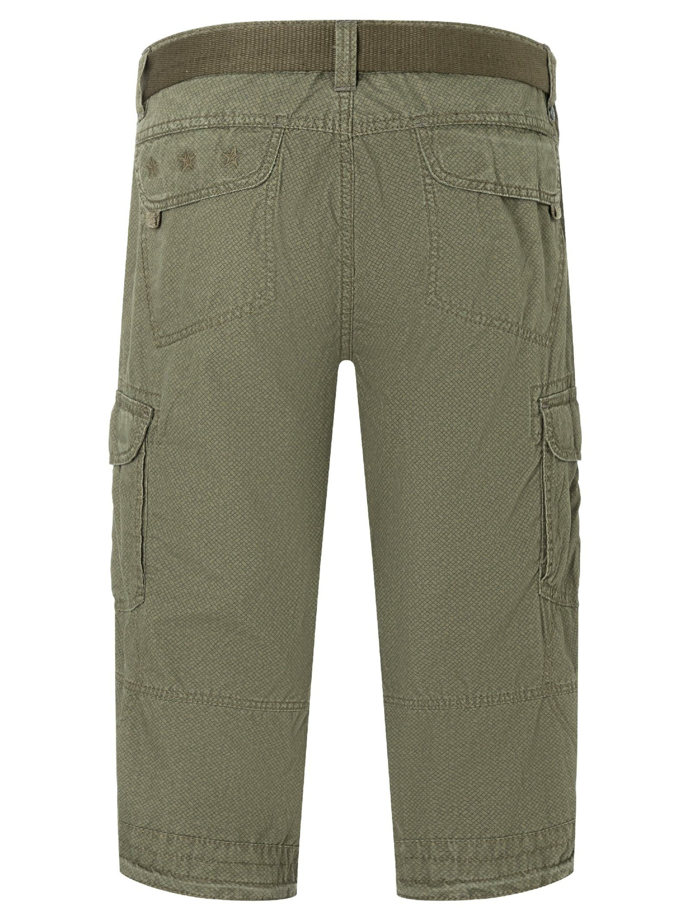 TIMEZONE Loosefit Cargohose 'Miles' in Grün