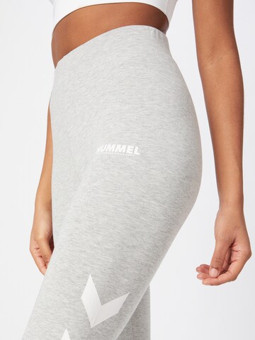 Hummel Skinny Sporthose in Grau