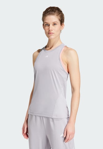 ADIDAS PERFORMANCE Sporttop 'Designed For Training' in Grijs: voorkant