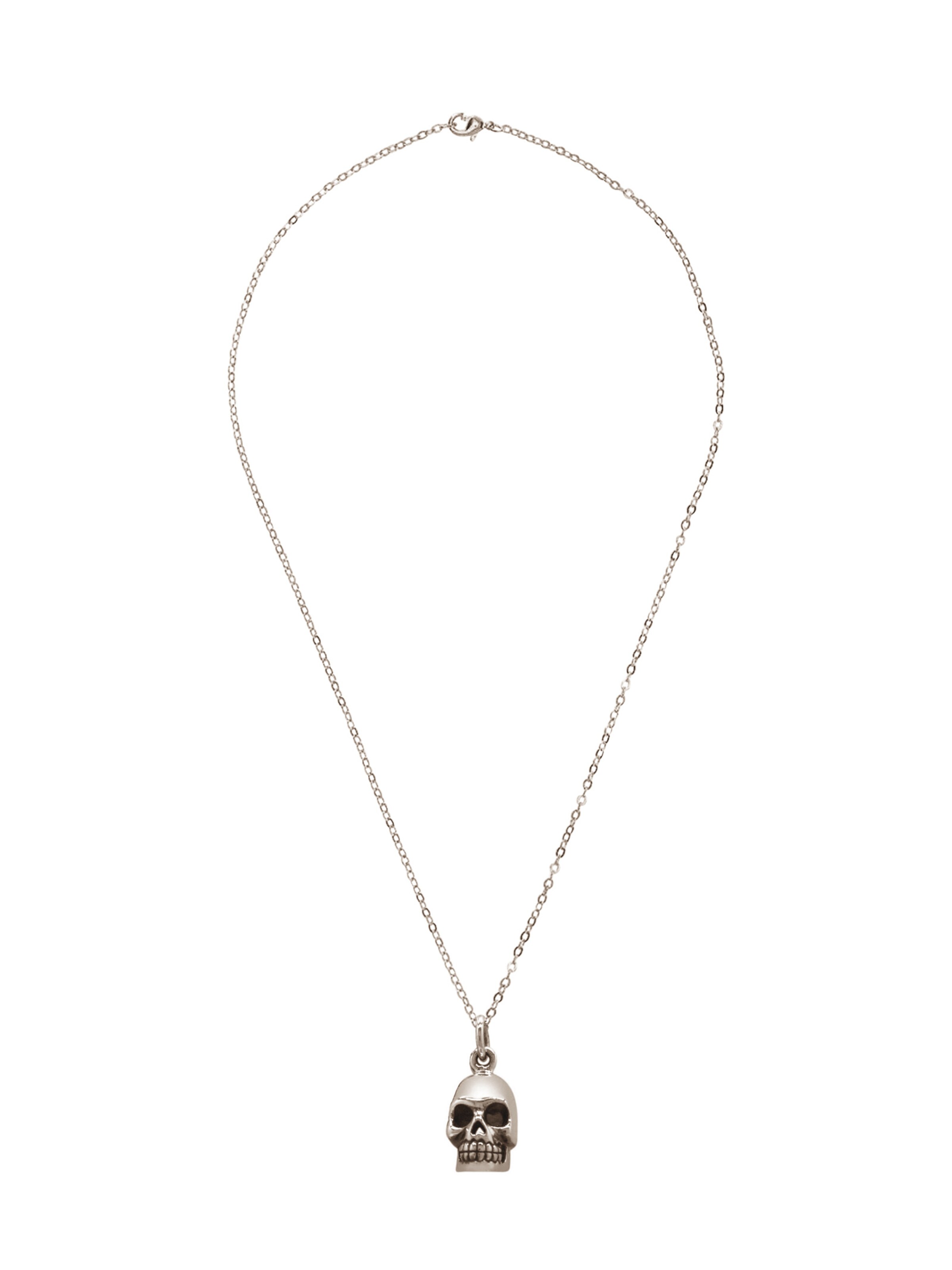 Gemshine Necklace in Silver: front
