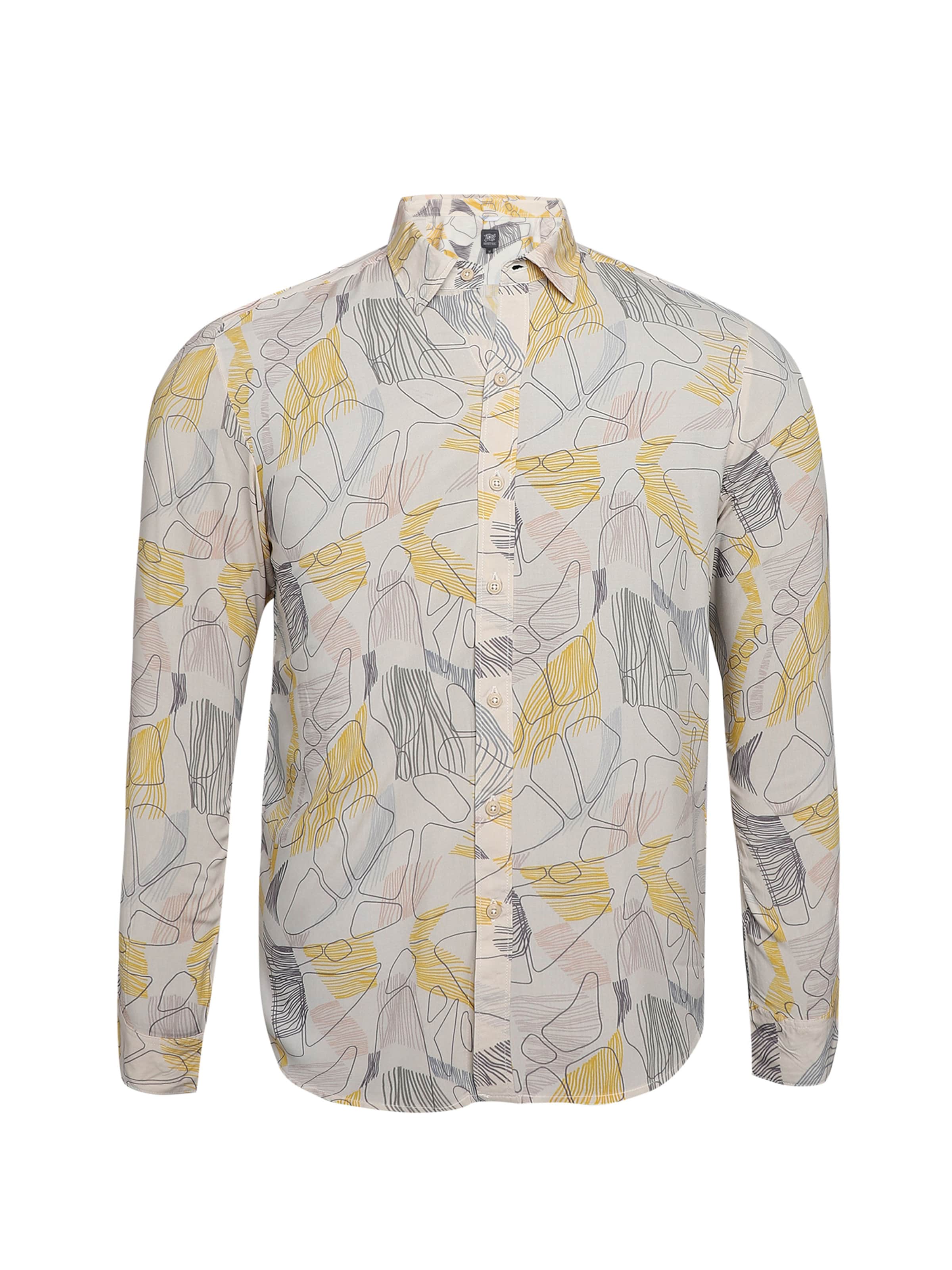 Campus Sutra Regular fit Srajca 'Kyle' | mešane barve barva: sprednja stran