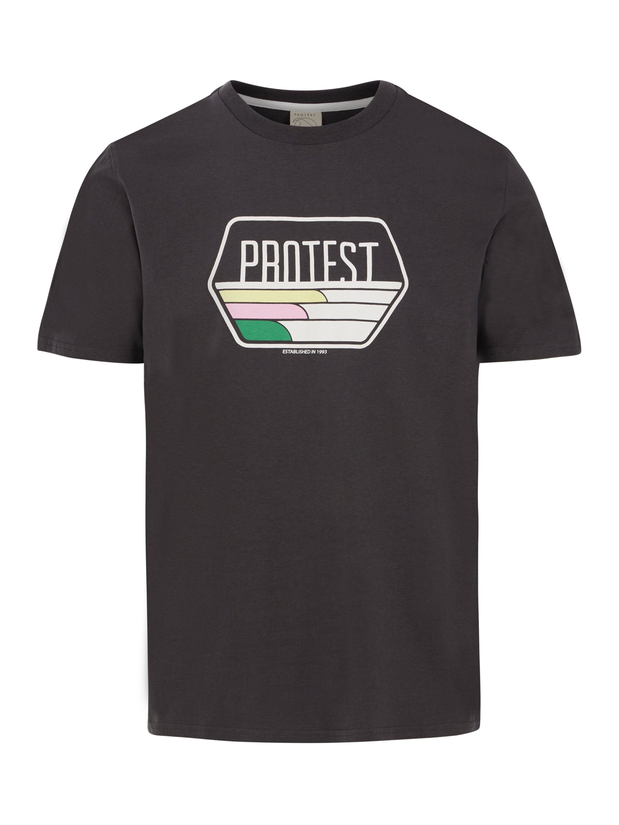 PROTEST Shirt 'PRTSTAN' in Grijs: voorkant