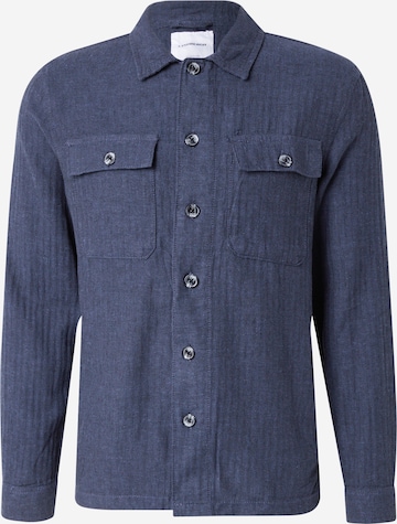 Lindbergh Comfort fit Srajca | modra barva: sprednja stran