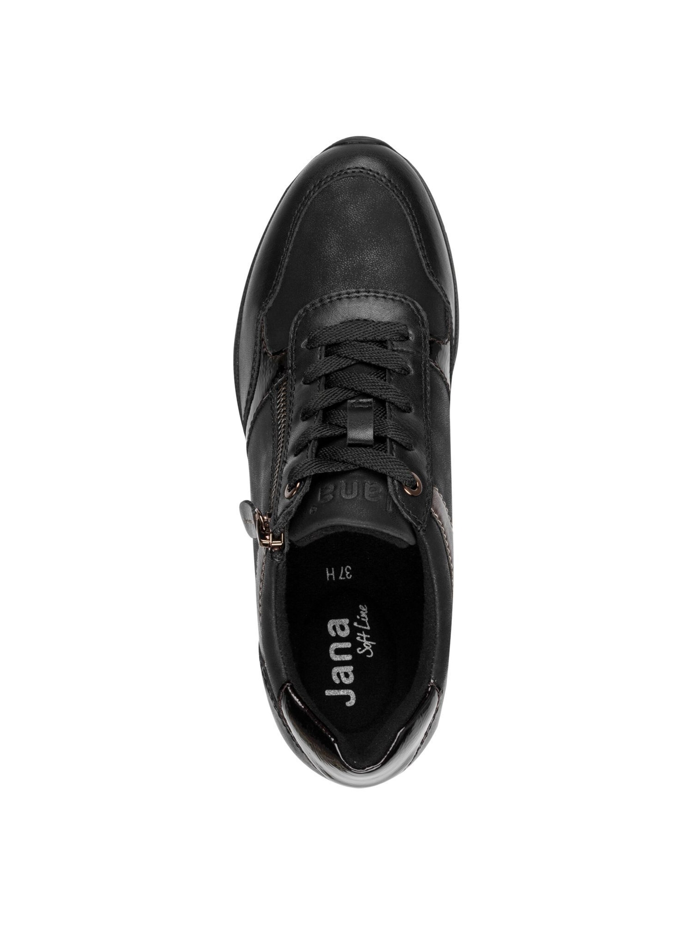 Chaussure de sport à lacets JANA en noir