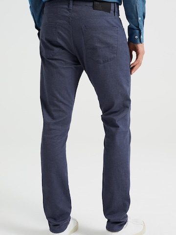 Coupe slim Pantalon WE Fashion en bleu