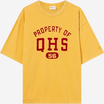 Maglietta di Champion Authentic Athletic Apparel in giallo: frontale