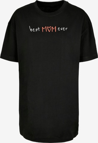 Maglietta 'Mothers Day - Best mom ever' di Merchcode in nero: frontale