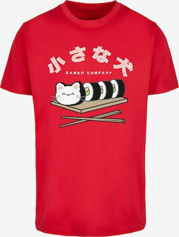 Merchcode Shirt 'TORC - Sushi Kit' in Red: front