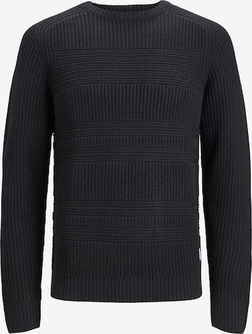 JACK & JONES Sweater 'DAVIS' in Black: front