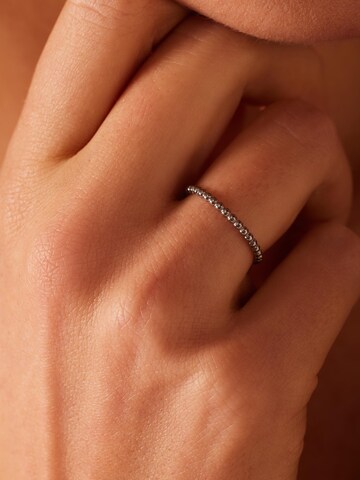 Lucardi Ring in Zilver: voorkant