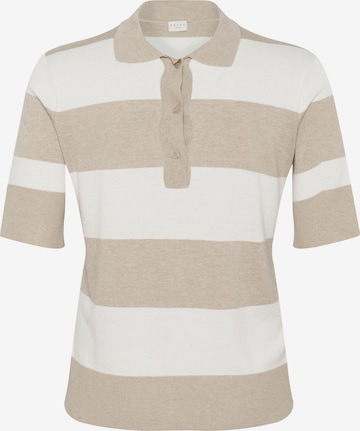 KAFFE CURVE Pullover 'KCLizzy' i beige: forside