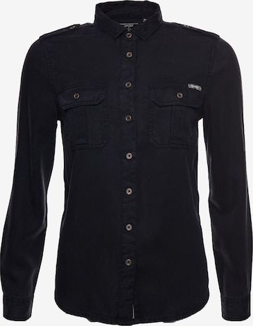 Superdry Bluse in Schwarz: predná strana