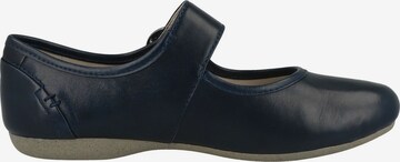 JOSEF SEIBEL Ballet Flats with Strap 'Fiona' in Blue