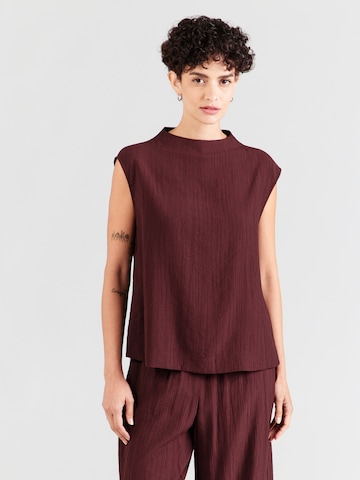 Camicia da donna 'Focy' di OPUS in rosso: frontale