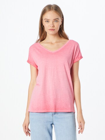 QS T-Shirt in Pink: Vorderseite