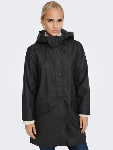 Manteau mi-saison 'Elisa' ONLY en noir : devant