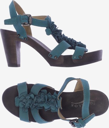 SOFTCLOX Sandalen 38 in Grün: predná strana