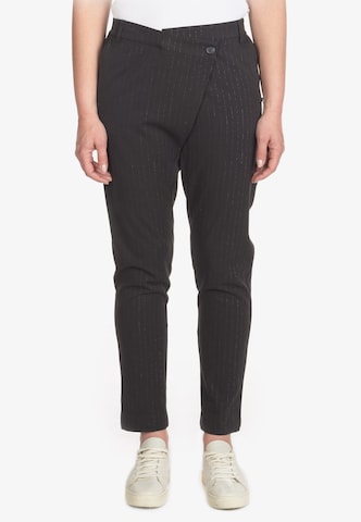 Le Temps Des Cerises Regular Pants 'KLOE' in Grey: front