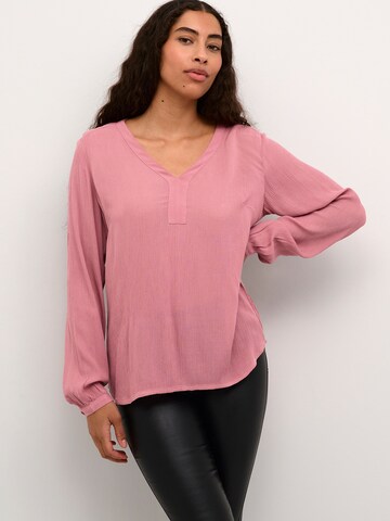 Kaffe Blouse 'KA Amber' in Roze: voorkant