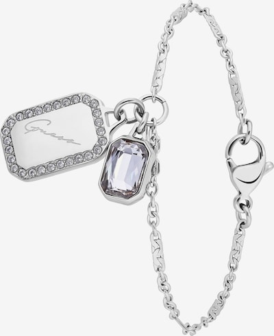 GUESS Armband 'Crystal Tag' in silber, Produktansicht