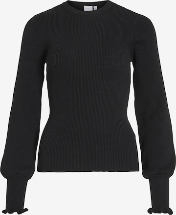 VILA Sweater 'Saya' in Black: front