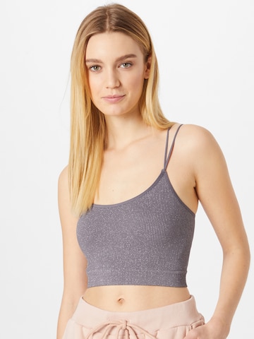 Top 'CINDY' di BDG Urban Outfitters in grigio: frontale