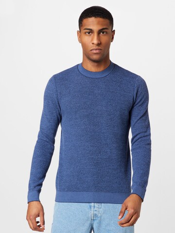 ABOUT YOU Sweater 'Aiden' in Blue: front