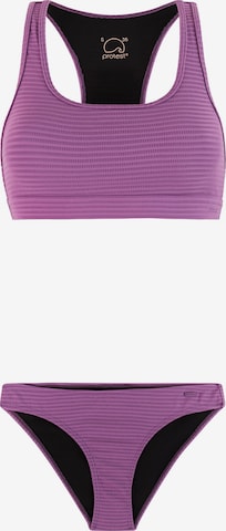 PROTEST Bikini 'PRTEager 25' in Lila: Vorderseite