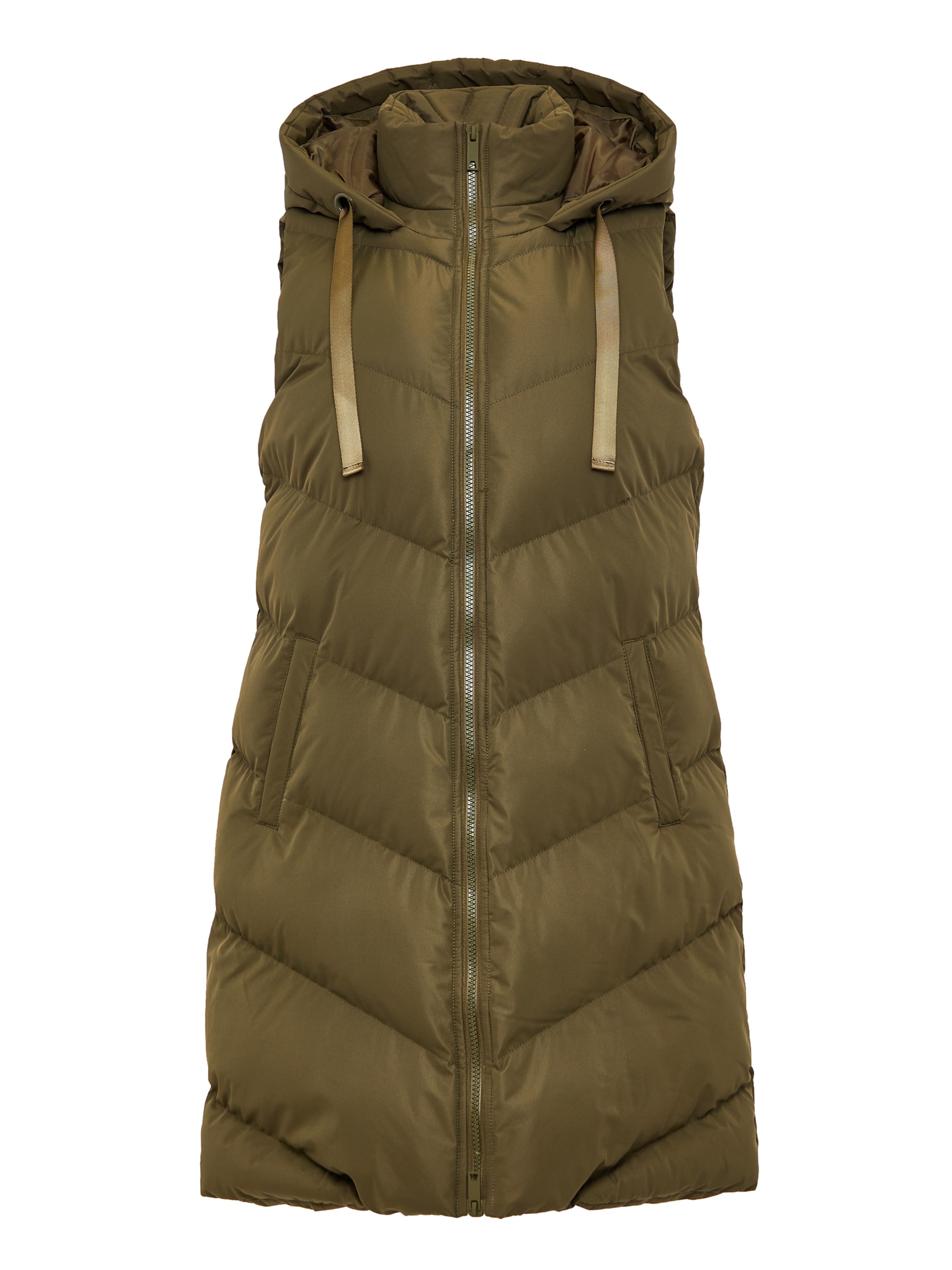 Threadbare Weste 'Vamp' in Grün: Vorderseite