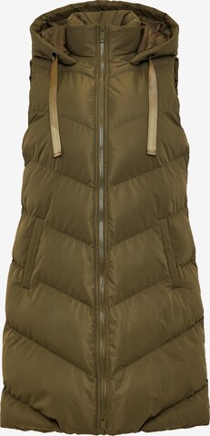 Threadbare Vest 'Vamp' in Green: front