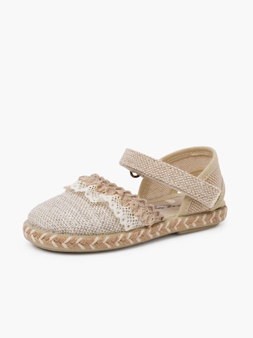 Pisamonas - Sandalias en beige: frente