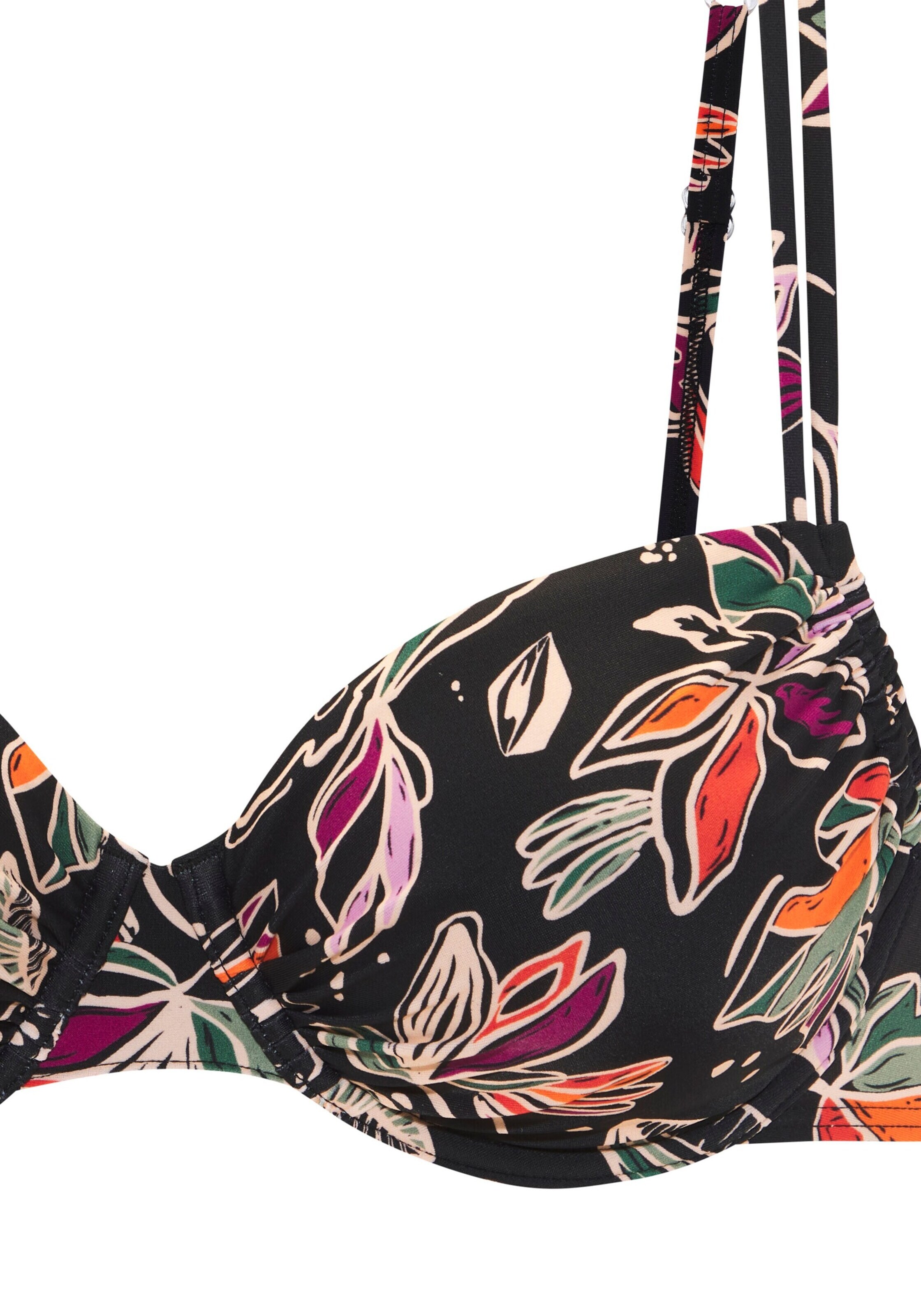 BUFFALO Bustier Bikinitop in Schwarz