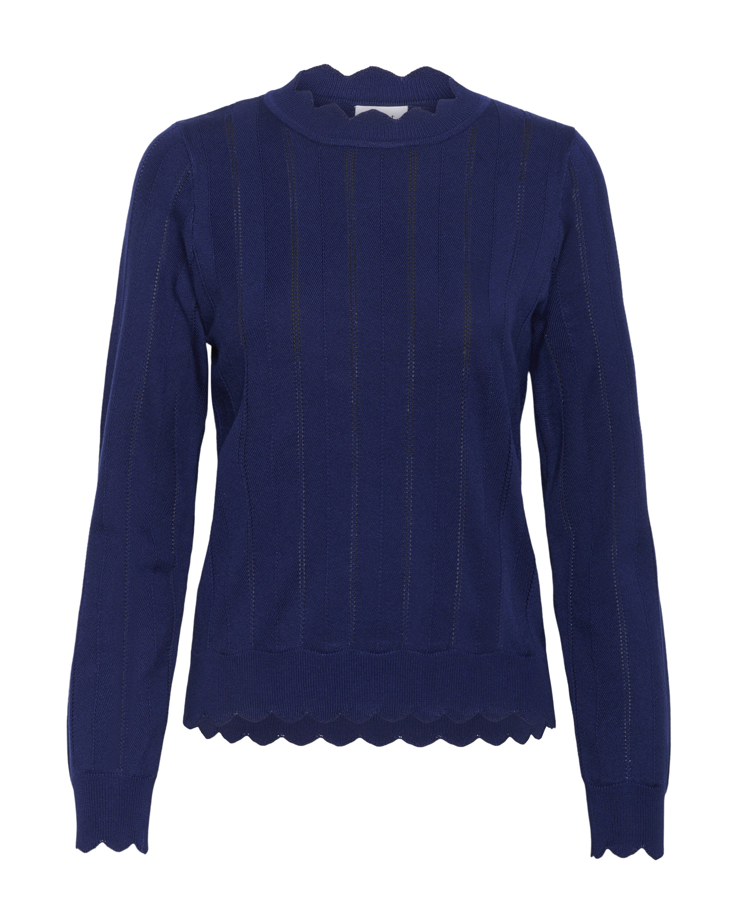 SAINT TROPEZ Pullover 'ObetteSZ' in Blau: Vorderseite