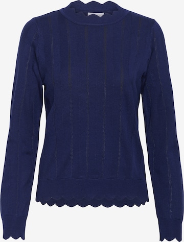 SAINT TROPEZ Pullover 'ObetteSZ' in Blau: Vorderseite