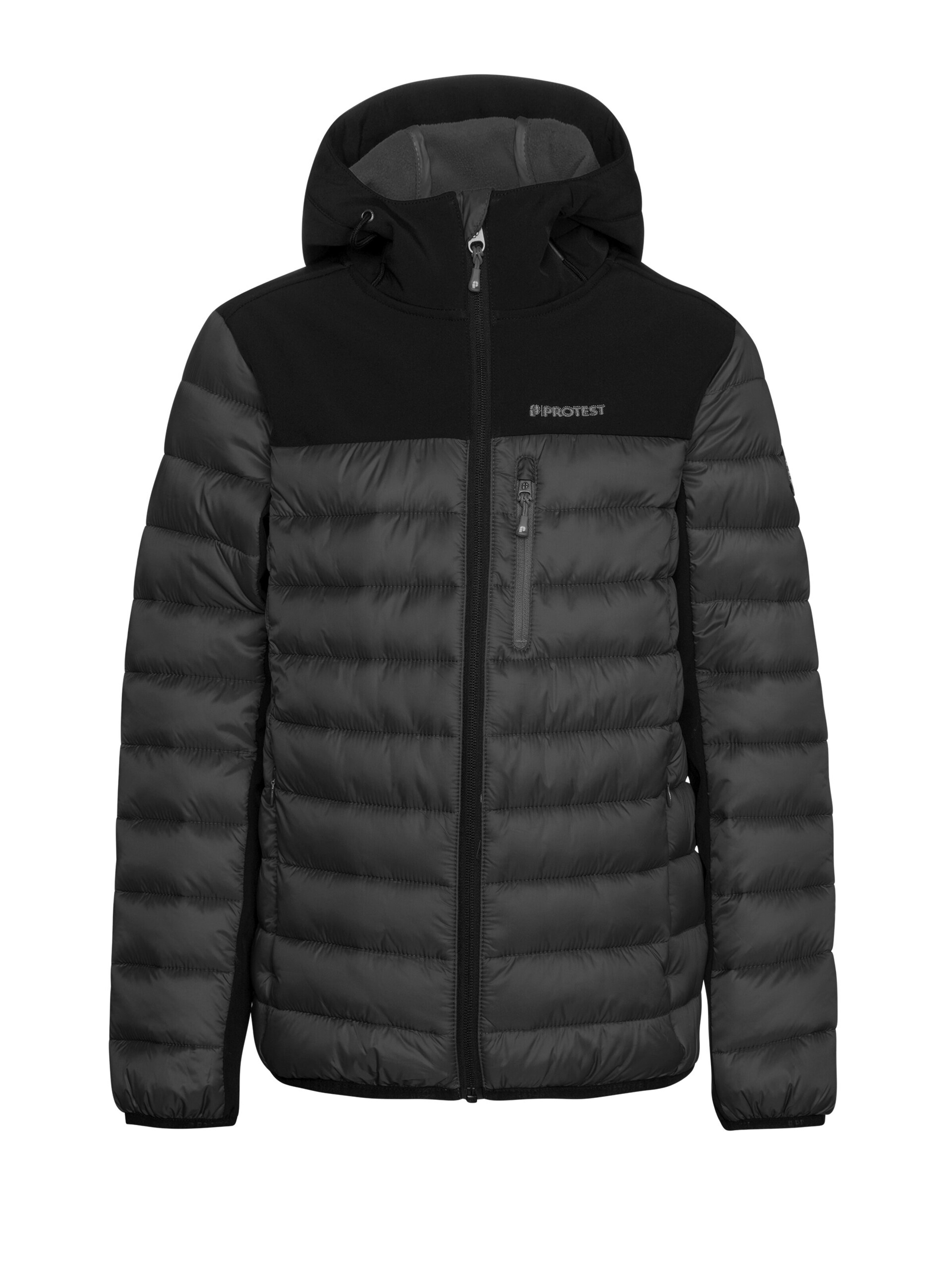 PROTEST Winterjacke 'GONZO JR' in Schwarz: Vorderseite