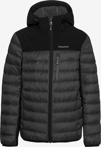 PROTEST Winterjacke 'GONZO JR' in Schwarz: Vorderseite