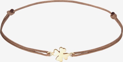 ELLI Armband in braun / gold, Produktansicht