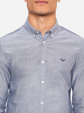 Threadbare Regular fit Button Up Shirt 'Beacon' in Blue