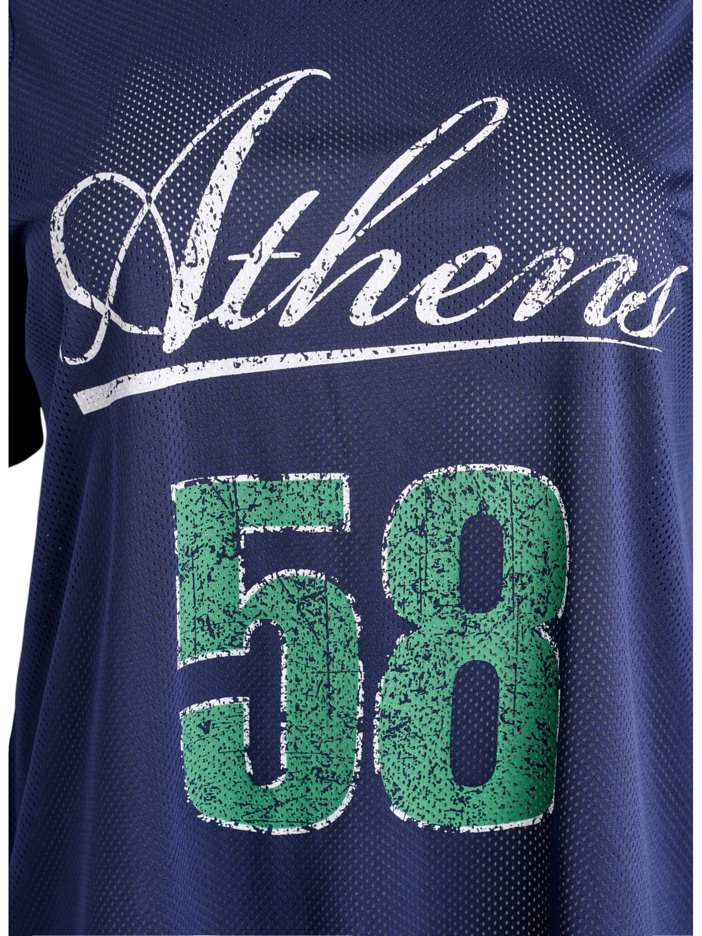 T-shirt fonctionnel 'Tani' Active by Zizzi en bleu