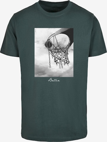 Mister Tee Shirt 'Ballin 2.0' in Green: front