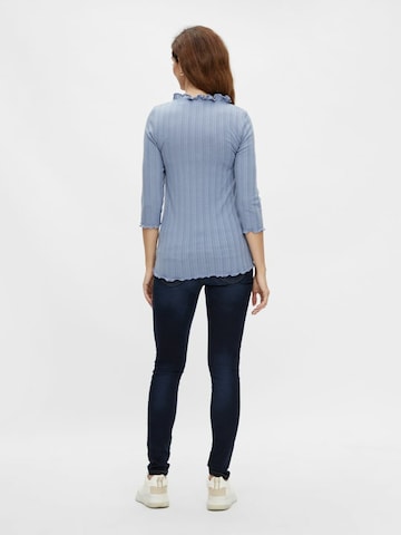 MAMALICIOUS Shirt 'Topaz' in Blau